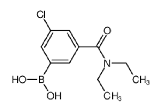 Picture of (3-Chloro-5-(diethylcarbamoyl)phenyl)boronic acid