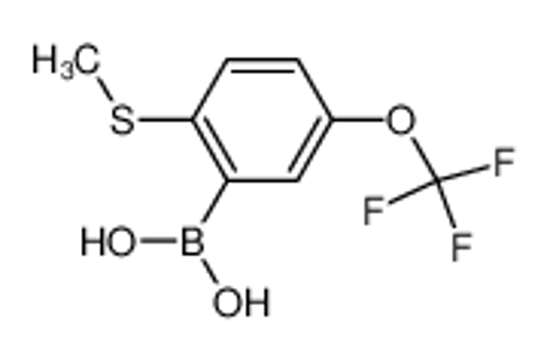 Picture of [2-methylsulfanyl-5-(trifluoromethoxy)phenyl]boronic acid