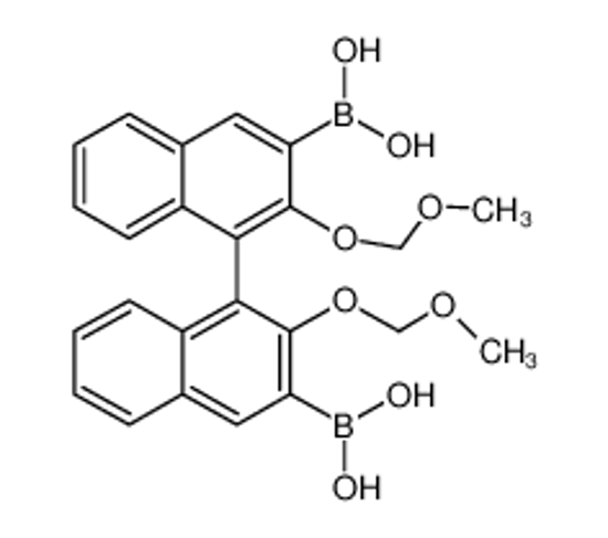 Picture of [4-[3-borono-2-(methoxymethoxy)naphthalen-1-yl]-3-(methoxymethoxy)naphthalen-2-yl]boronic acid