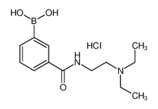 Picture of (3-((2-(Diethylamino)ethyl)carbamoyl)phenyl)boronic acid hydrochloride