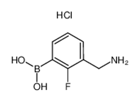 Imagem de (3-(Aminomethyl)-2-fluorophenyl)boronic acid hydrochloride