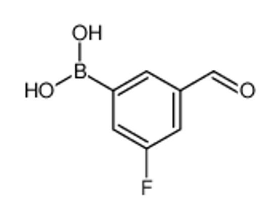 Picture of (3-fluoro-5-formylphenyl)boronic acid