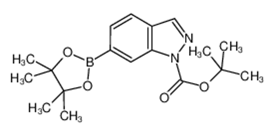 Picture of tert-butyl 6-(4,4,5,5-tetramethyl-1,3,2-dioxaborolan-2-yl)indazole-1-carboxylate