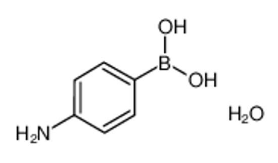 Picture of (4-aminophenyl)boronic acid,hydrate