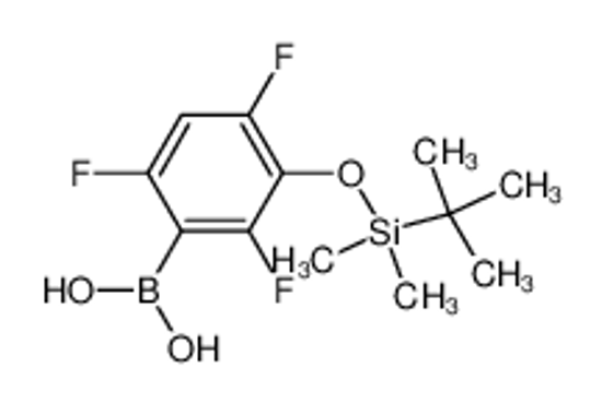 Picture of 3-(tert-Butyldimethylsilyloxy)-2,4,6-trifluorophenylboronic acid