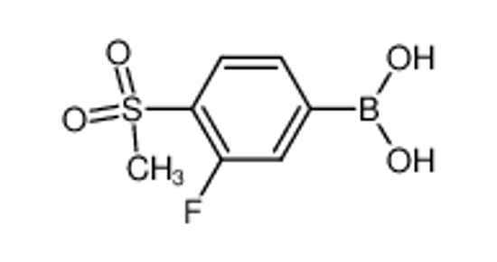 Picture of (3-Fluoro-4-(methylsulfonyl)phenyl)boronic acid