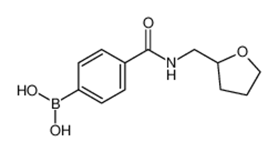 Picture of [4-(oxolan-2-ylmethylcarbamoyl)phenyl]boronic acid