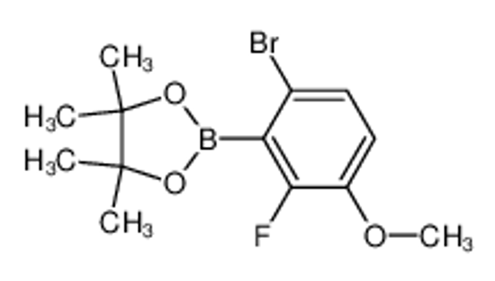 Picture of 6-Bromo-2-fluoro-3-methoxyphenylboronic acid, pinacol ester
