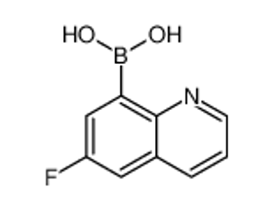 Picture of (6-Fluoroquinolin-8-yl)boronic acid