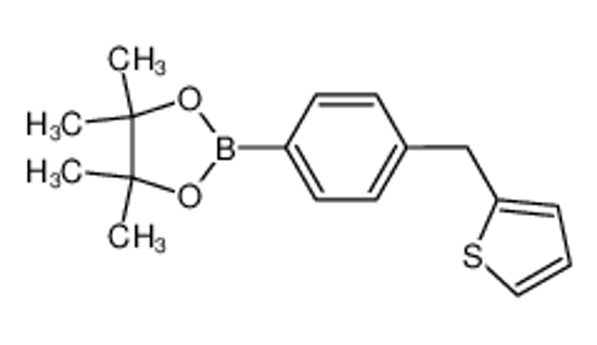 Picture of 4,4,5,5-tetramethyl-2-[4-(thiophen-2-ylmethyl)phenyl]-1,3,2-dioxaborolane