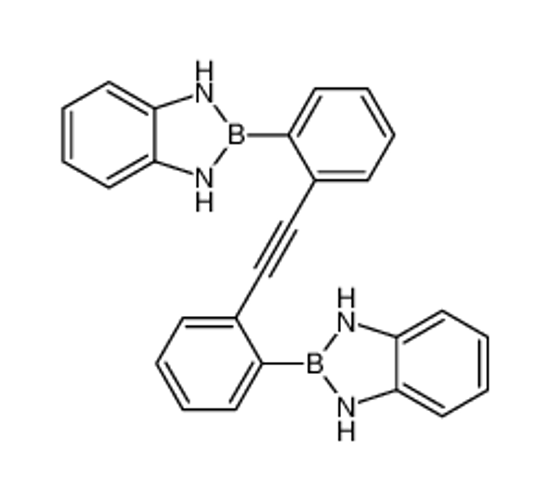 Picture of 2-[2-[2-[2-(1,3-dihydro-1,3,2-benzodiazaborol-2-yl)phenyl]ethynyl]phenyl]-1,3-dihydro-1,3,2-benzodiazaborole