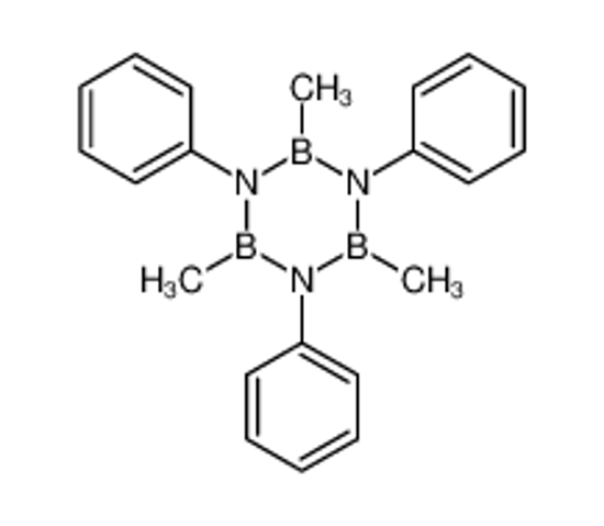 Picture of 2,4,6-trimethyl-1,3,5-triphenyl-1,3,5,2,4,6-triazatriborinane