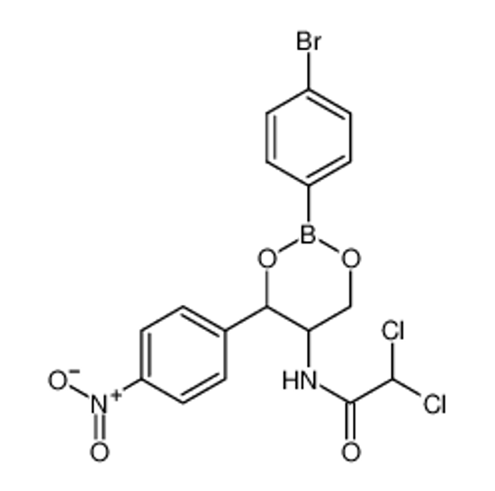 Picture of N-[2-(4-bromophenyl)-4-(4-nitrophenyl)-1,3,2-dioxaborinan-5-yl]-2,2-dichloroacetamide