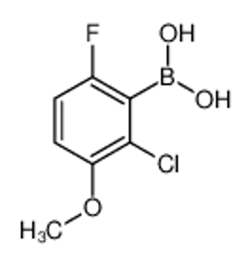 Picture of (2-chloro-6-fluoro-3-methoxyphenyl)boronic acid