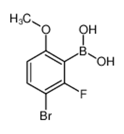 Picture of (3-bromo-2-fluoro-6-methoxyphenyl)boronic acid