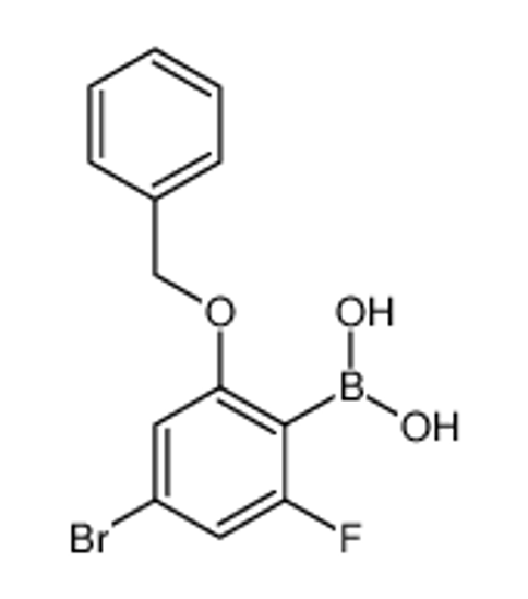 Picture of (4-bromo-2-fluoro-6-phenylmethoxyphenyl)boronic acid