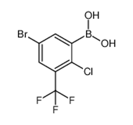 Picture of [5-bromo-2-chloro-3-(trifluoromethyl)phenyl]boronic acid