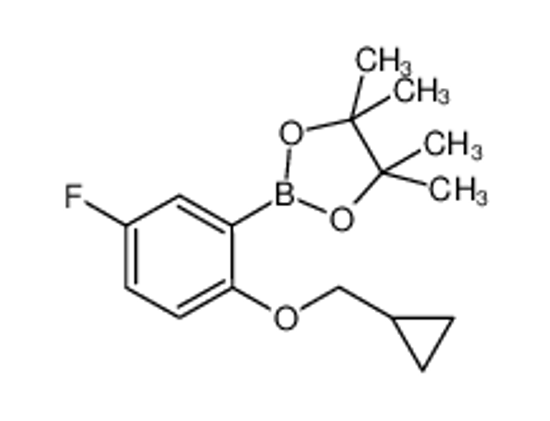 Picture of 2-Cyclopropylmethoxy-5-fluorophenylboronic acid pinacol ester