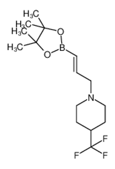 Picture of 1-[(E)-3-(4,4,5,5-tetramethyl-1,3,2-dioxaborolan-2-yl)prop-2-enyl]-4-(trifluoromethyl)piperidine