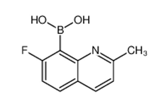 Picture of (7-Fluoro-2-methylquinolin-8-yl)boronic acid