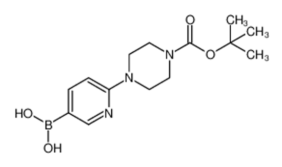 Picture of (6-(4-(tert-Butoxycarbonyl)piperazin-1-yl)pyridin-3-yl)boronic acid