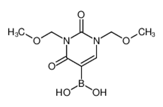 Picture of (1,3-Bis(methoxymethyl)-2,4-dioxo-1,2,3,4-tetrahydropyrimidin-5-yl)boronic acid