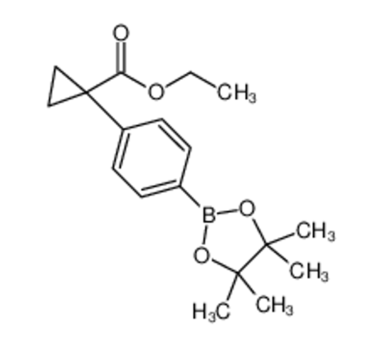 Picture of Ethyl 1-(4-(4,4,5,5-tetramethyl-1,3,2-dioxaborolan-2-yl)phenyl)cyclopropanecarboxylate