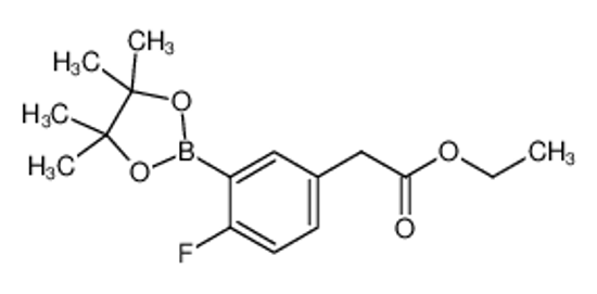 Picture of Ethyl 2-(4-fluoro-3-(4,4,5,5-tetramethyl-1,3,2-dioxaborolan-2-yl)phenyl)acetate