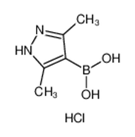 Picture of (3,5-Dimethyl-1H-pyrazol-4-yl)boronic acid hydrochloride