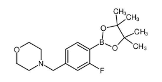 Picture of 4-(3-Fluoro-4-(4,4,5,5-tetramethyl-1,3,2-dioxaborolan-2-yl)benzyl)morpholine