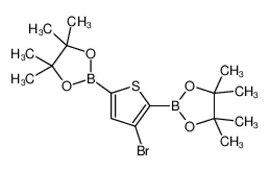 Picture of 2,2'-(3-Bromothiophene-2,5-diyl)bis(4,4,5,5-tetramethyl-1,3,2-dioxaborolane)