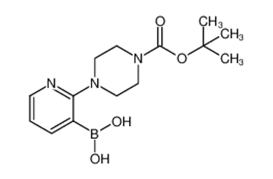 Изображение (2-(4-(tert-Butoxycarbonyl)piperazin-1-yl)pyridin-3-yl)boronic acid