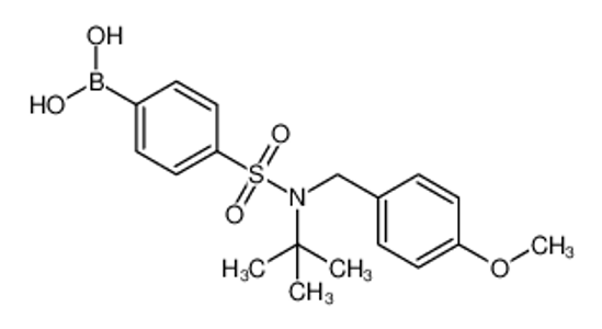 Picture of (4-(N-(tert-Butyl)-N-(4-methoxybenzyl)sulfamoyl)phenyl)boronic acid