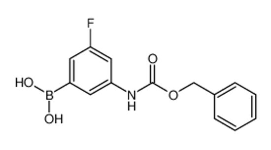 Picture of (3-(((Benzyloxy)carbonyl)amino)-5-fluorophenyl)boronic acid