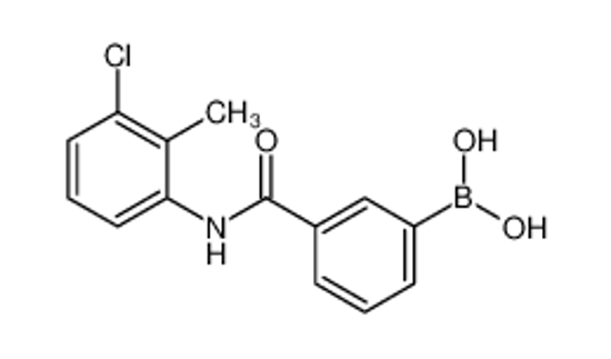 Picture of [3-[(3-chloro-2-methylphenyl)carbamoyl]phenyl]boronic acid