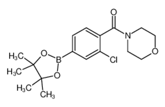 Picture of (2-Chloro-4-(4,4,5,5-tetramethyl-1,3,2-dioxaborolan-2-yl)phenyl)(morpholino)methanone