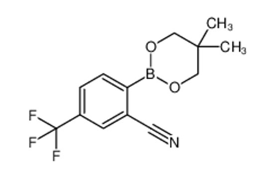 Picture of 2-(5,5-Dimethyl-1,3,2-dioxaborinan-2-yl)-5-(trifluoromethyl)benzonitrile