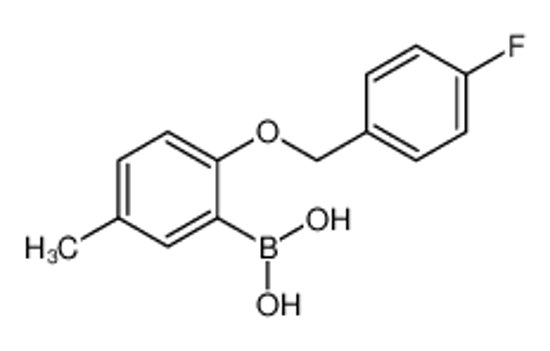 Picture of (2-((4-Fluorobenzyl)oxy)-5-methylphenyl)boronic acid