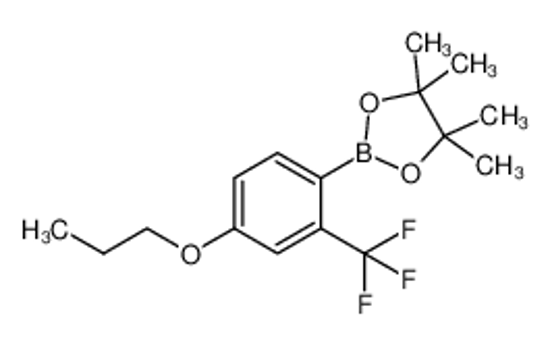 Picture of 4,4,5,5-tetramethyl-2-[4-propoxy-2-(trifluoromethyl)phenyl]-1,3,2-dioxaborolane