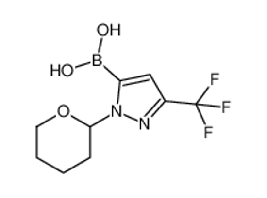 Изображение (1-(Tetrahydro-2H-pyran-2-yl)-3-(trifluoromethyl)-1H-pyrazol-5-yl)boronic acid