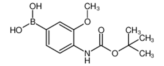 Picture of [3-methoxy-4-[(2-methylpropan-2-yl)oxycarbonylamino]phenyl]boronic acid
