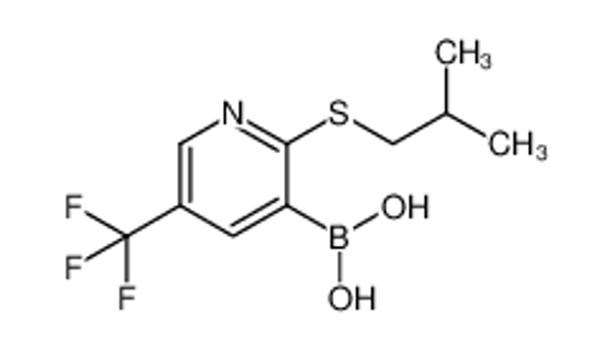 Изображение [2-(2-methylpropylsulfanyl)-5-(trifluoromethyl)pyridin-3-yl]boronic acid