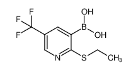 Изображение [2-ethylsulfanyl-5-(trifluoromethyl)pyridin-3-yl]boronic acid