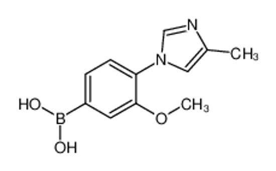 Picture of [3-methoxy-4-(4-methylimidazol-1-yl)phenyl]boronic acid