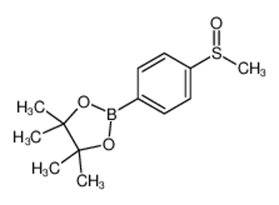 Изображение 4,4,5,5-tetramethyl-2-(4-methylsulfinylphenyl)-1,3,2-dioxaborolane
