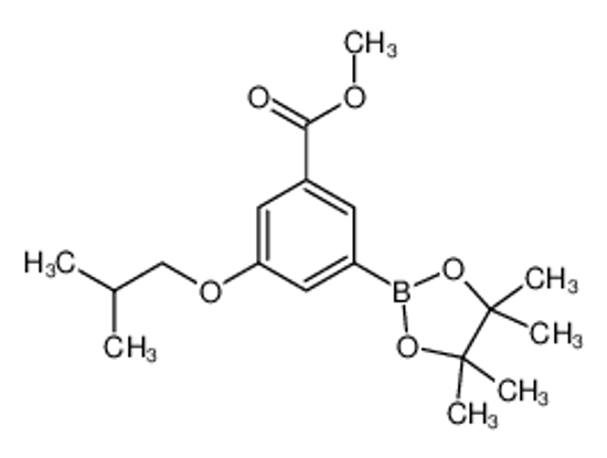 Picture of 3-Methoxycarbonyl-5-isobutoxyphenylboronic acid, pinacol ester