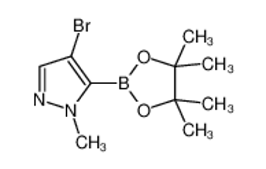 Изображение 4-Bromo-1-methyl-5-(4,4,5,5-tetramethyl-1,3,2-dioxaborolan-2-yl)-1H-pyrazole