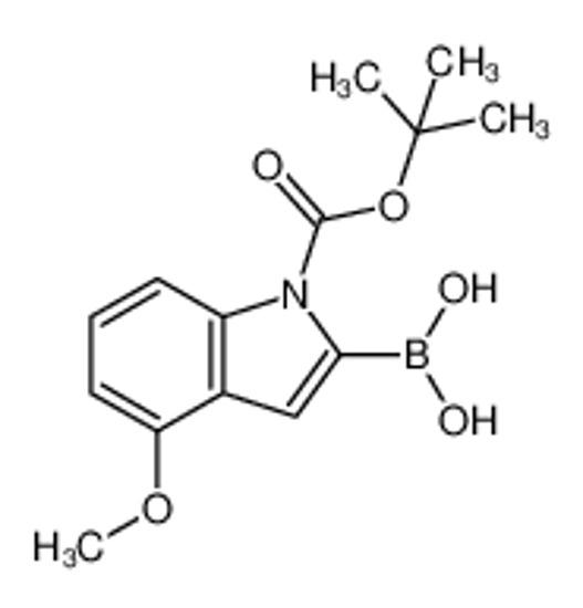 Picture of [4-methoxy-1-[(2-methylpropan-2-yl)oxycarbonyl]indol-2-yl]boronic acid