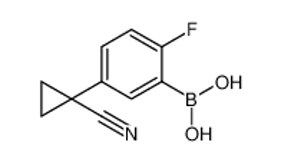 Picture of [5-(1-cyanocyclopropyl)-2-fluorophenyl]boronic acid