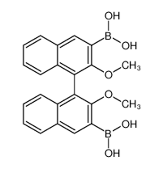 Picture of (R)-(2,2'-Dimethoxy-[1,1'-binaphthalene]-3,3'-diyl)diboronic acid
